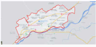 La ciudad de Martínez de la Torre, Veracruz.