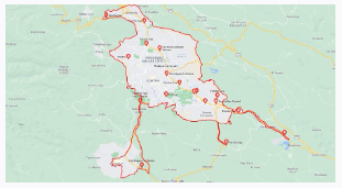 El Rosario, Miradores del Mar, Orduña, El Chico así como los municipios de Banderilla, Xalapa, Emiliano Zapata y Coatepec.